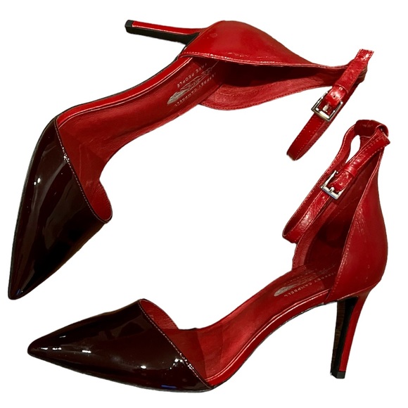 Free People Shoes - FREE PEOPLE (X-Jeffrey Campbell) Solitaire Stiletto Ankle Strap Heels Size 8